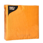 Serwetka morelowa składana 1/4  33x33 cm 3-warstwa 50 SZT