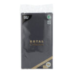 Obrus z bibuły ROYAL COLLECTION 120x180 cm kolor czarny 1 szt  88964