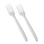 Widelec wielorazowy biały SUPERIOR 50 SZT REUSE