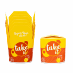 KEBAB BOX na makaron, dania na wynos  1000 ml 50 szt BEZ PLASTIKU