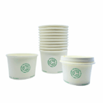 Pojemnik na surówkę 100% ekologiczny 240 ml 50 szt (WIECZKO SPRZEDAWANE OSOBNO)