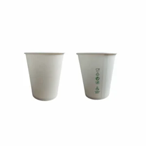 BEZ SUP 100% EKO Kubek papierowy biały 180 ml  0% PLASTIKU 50 szt 88327