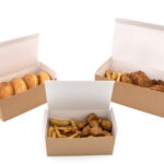 Opakowanie kurczak duży PROSTY bez nadruku 220x120x70 mm 50 SZT