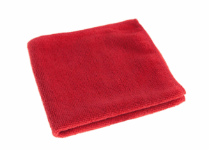 Ściereczka z mikrofibry frotte 30×30 cm 1 szt CZERWONA