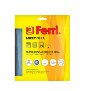 Ściereczka z mikrofibry do szkła 40×40 cm F-151 FERRI