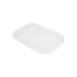 Pokrywka r-PET transparentna do pojemnik 1000 ml 50 szt