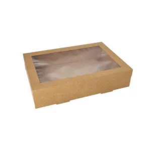 Karton cateringowy z okienkiem 35x25x8 cm 10 szt