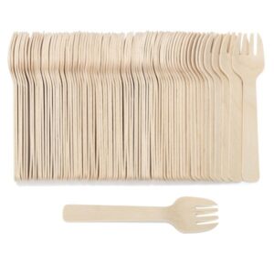 Widelczyk drewniany do ciasta 10 cm 100 szt