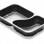 Baseline Taca 2-komorowa do zgrzewu Czarny 384 szt 178359 DUNI