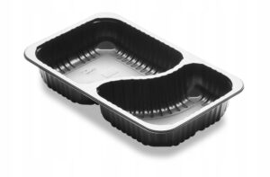 Baseline Taca 2-komorowa do zgrzewu Czarny 384 szt 178359 DUNI