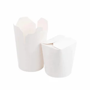 KEBAB BOX na makaron, dania na wynos 1000 ml 50 szt BEZ PLASTIKU  30025