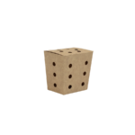 Pojemnik kartonowy na frytki z dziurkami 25 szt