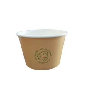 Papierowy pojemnik na zupę 500 ml 50 szt BEZ PLASTIKU