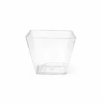 Fingerfood -  pojemnik PIRAMIDA wielokrotnego użytku 120 ml 50 szt