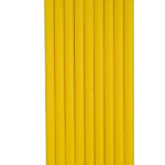 Słomki papierowe kolor żółty 8x197 mm 100 SZT