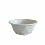 Miska DIAMENT z pulpy EKO do sałatek 750 ml średnica 16 cm 50 szt (POKRYWKA OSOBNO)