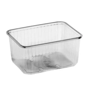 Pojemnik transparentny prostokątny PP 1500 ML 50 szt TP1500CONT181/132 (POKRYWKA OSOBNO)